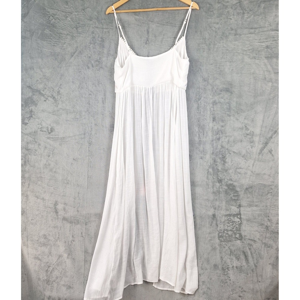 Lulus Slip Dress Large Boho Fairy Ethereal Floral Romantic Maxi Coquette Coastal - Picture 8 of 9